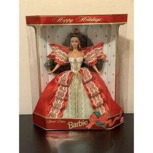 BRAND NEW 1997 Happy Holidays Barbie Mattel 10th Anniversary Special Edition